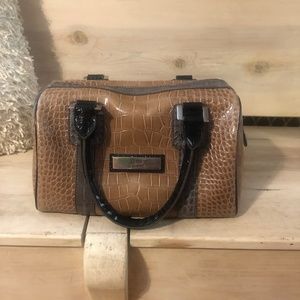 Guess Alligator Barrel Handle Bag